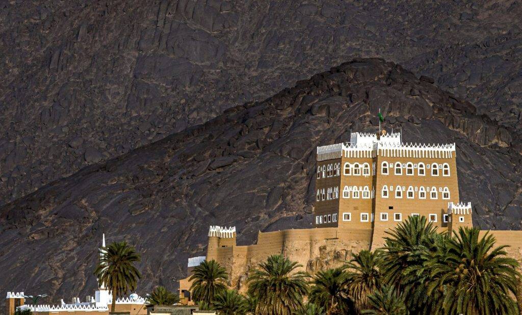 Najran’s Al-Aan Palace overlooking Wadi Najran